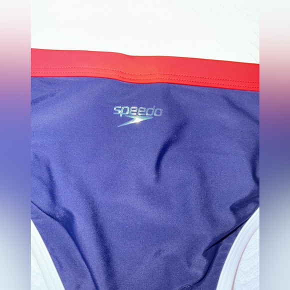 NWT Speedo Navy and Red Bikini Bottom SIZE XS - Picture 7 of 7